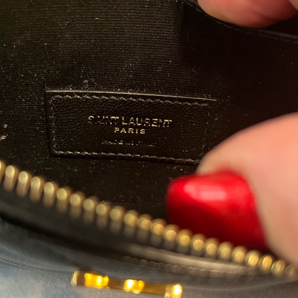 YSL Saint Laurent Monogram Matelassé Cassandra Leather Pouch - Picture 7 of 7